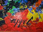 Groot olie werk van Karel Appel, Ophalen