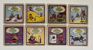 Jo-El Azara - 8 sous-verres Colibri - Tintin (années 60)
