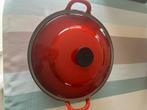 Le creuset kookpot, Kookpan of Snelkookpan, Gebruikt, Gietijzer, Ophalen of Verzenden