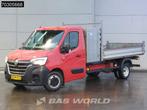 Renault Master 165PK Kipper met Kist Dubbellucht 3,5t Trekha, Stof, Gebruikt, Euro 6, 4 cilinders