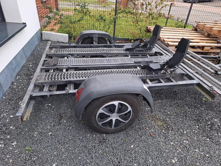 Geremde Motortrailer 750kg (1300kg AL-KO as), Autos : Divers, Remorques, Enlèvement