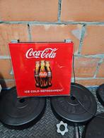 Origineel coca cola bord met verlichting., Verzamelen, Ophalen