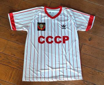 Vintage CCCP voetbalshirt (ex USSR), Adidas uit de jaren 80 beschikbaar voor biedingen