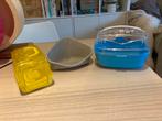 2 kleine transport bakjes en klein toiletje voor knaagdieren, Ophalen