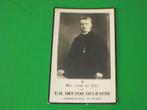 bidprentje °1884 POPERINGE +1930 HANDZAME Priester DELBAERE, Ophalen of Verzenden, Bidprentje