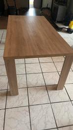 Licht eiken tafel, Huis en Inrichting, Ophalen, Zo goed als nieuw