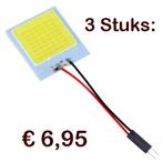 Panneau lumineux COB à 48 LED, 12 V V, 3 W lumière blanche, Enlèvement ou Envoi