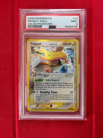 Pokémon - Pidgeot PSA 9, Enlèvement ou Envoi, Neuf, Cartes en vrac, Foil