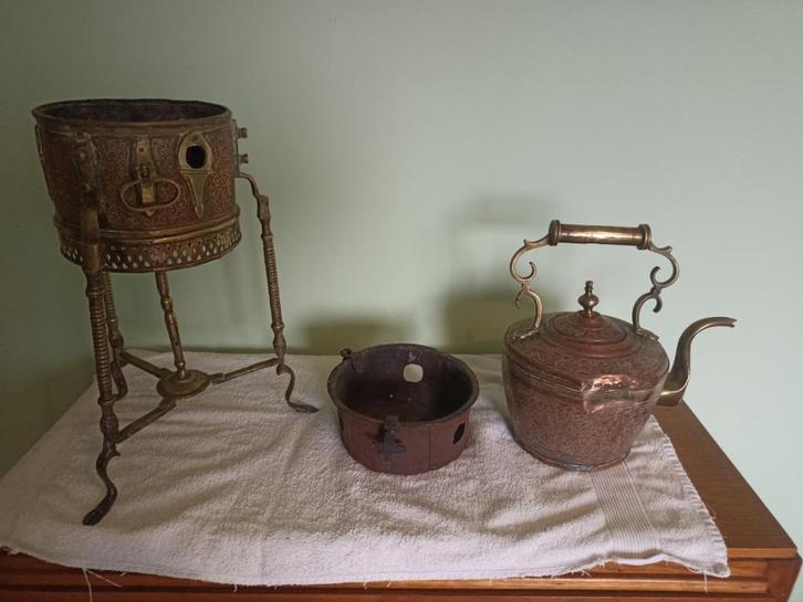Rare bouilloire à thé ancienne en cuivre 19e siecle, Antiquités & Art, Antiquités | Bronze & Cuivre, Cuivre, Enlèvement ou Envoi