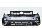 Bumper Volkswagen VW Touareg 3 760 RLINE R-LINE 18- Voorbump, Gebruikt, Voor, 6 maanden garantie, Ophalen of Verzenden