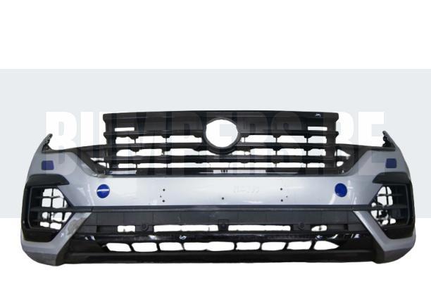 Bumper Volkswagen VW Touareg 3 760 RLINE R-LINE 18- Voorbump, Auto-onderdelen, Carrosserie, Bumper, Voor, Gebruikt, 6 maanden garantie