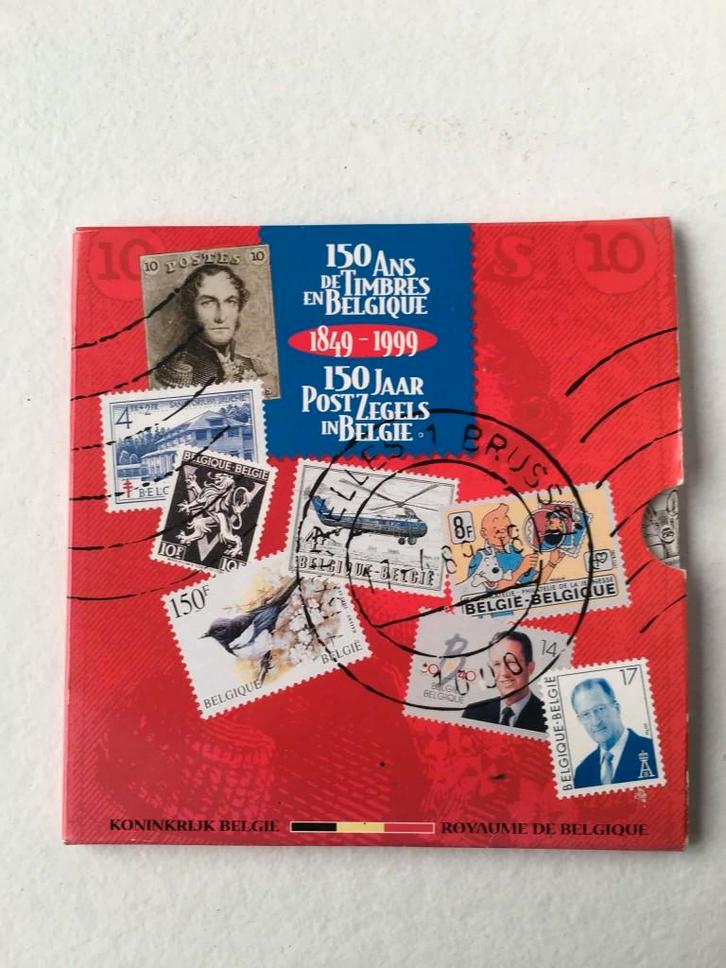 50 ans de timbres en Belgique, Timbres & Monnaies, Timbres | Europe | Belgique, Non oblitéré, Autre, Avec enveloppe, Non oblitéré