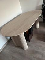 Eettafel marmer beige kleur 160x90, Ophalen, Zo goed als nieuw