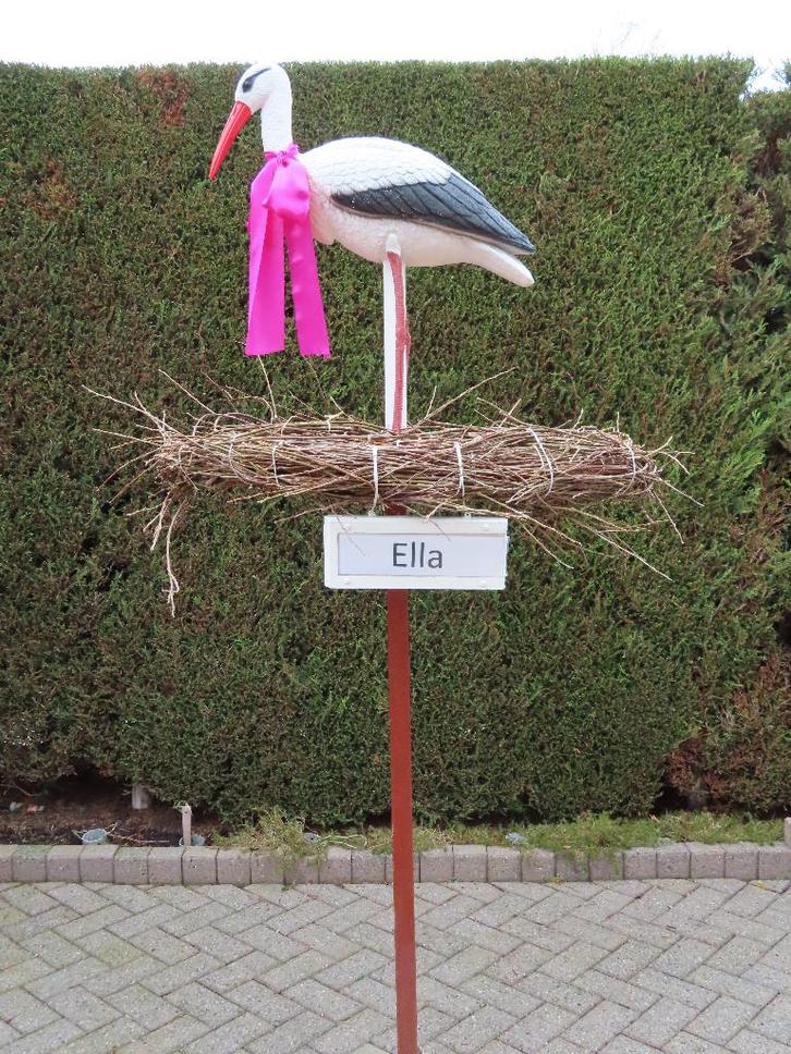 Geboorte ️ ooievaar geen waarborg unieke keuze., Enfants & Bébés, Cadeaux d'accouchement & Assiettes de naissance, Neuf, Tableau de naissance