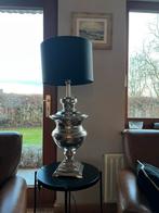 Lampadaire métal argenté, Maison & Meubles, Enlèvement, Comme neuf, Métal, Moins de 100 cm