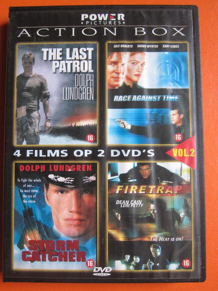 Action Box vol. 2 (4 films op 2 disc), Cd's en Dvd's, Dvd's | Actie, Zo goed als nieuw, Actie, Vanaf 16 jaar, Ophalen of Verzenden