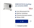 Radiateur électrique convecteur neuf