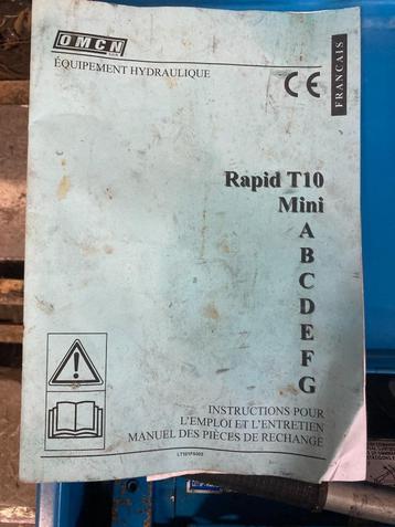OMCN Rapid T10 Mini hydraulische pijpenbuiger beschikbaar voor biedingen