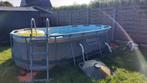 Zwembad compleet groot, Jardin & Terrasse, Piscines, 200 à 400 cm, Enlèvement ou Envoi, Moins de 200 cm, Utilisé