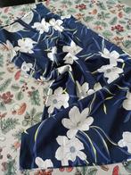 Blauwe bloemenkleed M40 BEL EN BO, Maat 38/40 (M), Bel & Bo, Zo goed als nieuw, Knielengte