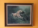 Schilderij reproductie "wilde paarden" P. Fullerton, Ophalen
