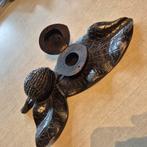 Antieke houten inktpot, Antiek en Kunst, Antiek | Kantoor en Zakelijk, Ophalen