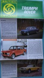 Folder publicitaire - Triumph Rover, Livres, Catalogues & Dépliants, Utilisé, Enlèvement ou Envoi