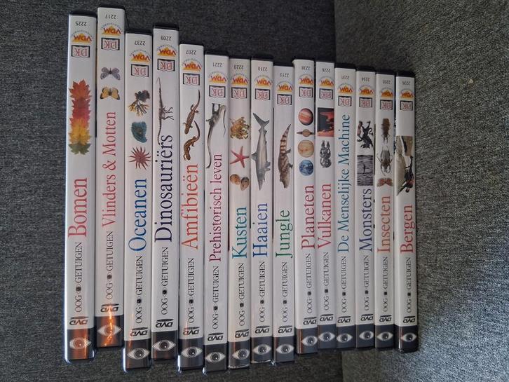Ooggetuigen - 15 Dvd's, Cd's en Dvd's, Dvd's | Documentaire en Educatief, Gebruikt, Natuur, Alle leeftijden, Ophalen