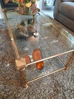 Salontafel en bijzettafels, Ophalen, Zo goed als nieuw, Glas