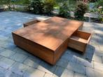 Teak salontafel 130x80x28cm, Huis en Inrichting, Ophalen, 100 tot 150 cm, Teakhout, 50 tot 100 cm