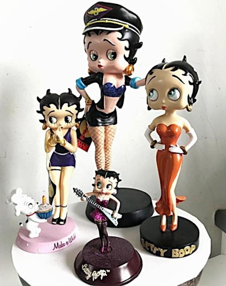 Betty Boop 3 beelden😍💑🎁🤗👌, Verzamelen, Beelden en Beeldjes, Zo goed als nieuw, Mens, Ophalen of Verzenden