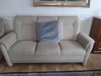 Salonset: 3-zit + 1 zetel in beige stof, Ophalen, Gebruikt, Stof