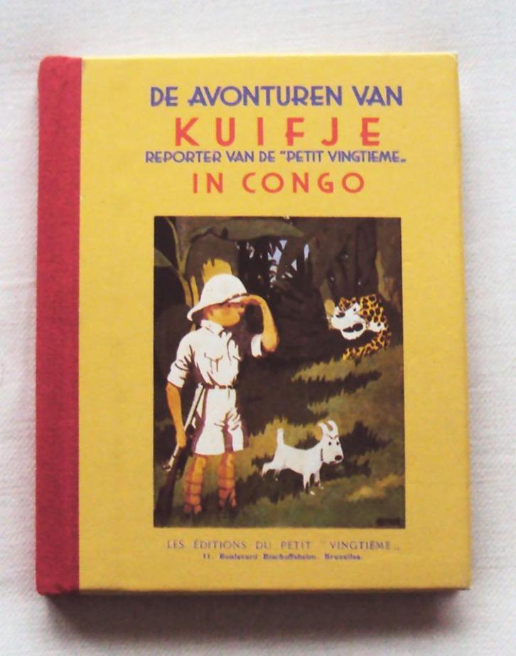 Hergé 'Avonturen van Kuifje in Congo' HC klein formaat - Z/W, Boeken, Stripverhalen, Nieuw, Eén stripboek, Verzenden