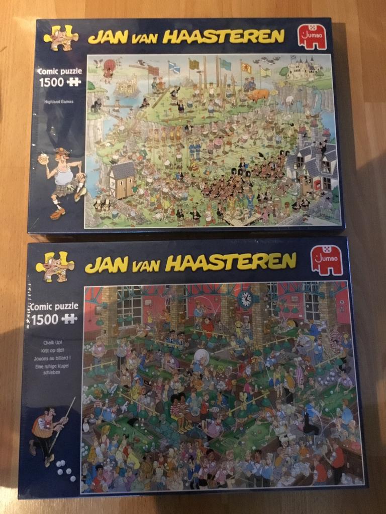 Jan van Haasteren puzzels 1500 stukjes - nieuw, Enlèvement ou Envoi, 500 à 1500 pièces, Neuf, Puzzle