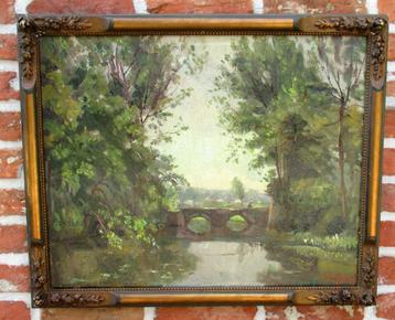 Tilleux Joseph ( 1896 - 1978 ) Grobbendonk aan de watermolen beschikbaar voor biedingen