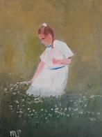 Jeune demoiselle : petite toile 25x35, Enlèvement ou Envoi