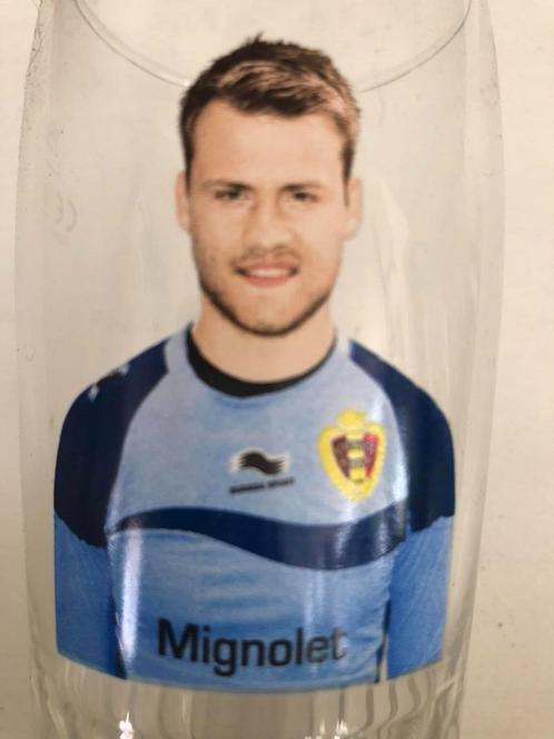 Verre de Jupiler Coupe du Monde 2014 Mignolet, 1=5€, 3=10€, Collections, Articles de Sport & Football, Neuf, Autres types, Enlèvement ou Envoi