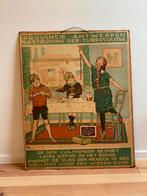 Oude affiche ter bestrijding van ongedierte, Antiek en Kunst, Antiek | Schoolplaten, Ophalen, Geschiedenis