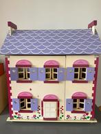 Maison de poupée en bois entièrement meublée, Enfants & Bébés, Maison de poupées, Utilisé, Enlèvement ou Envoi