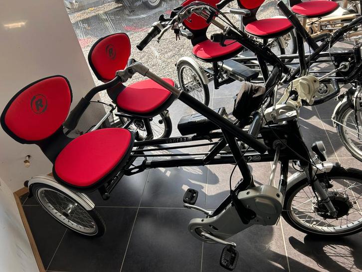 Vélo duo Fun2go Van Raam avec assistance et garantie, Vélos & Vélomoteurs, Vélos & Cyclomoteurs Autre, Comme neuf, Enlèvement ou Envoi