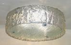 vintage Kaiser plafonniere xl ice-glas 60er jaren, Ophalen, Huis en Inrichting