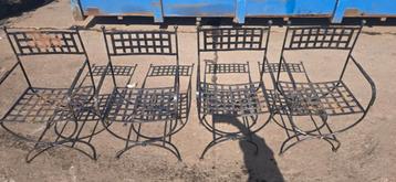 Chaise en fer forgé, Enlèvement ou Envoi, Utilisé