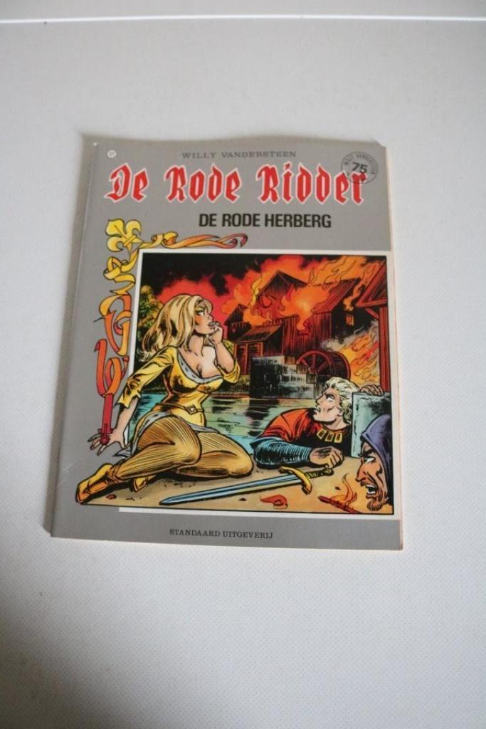 De Rode Ridder Nr 127 : De rode herberg - 1-ste druk 1988, Karel Biddeloo, Eén stripboek, Ophalen of Verzenden, Zo goed als nieuw