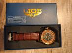 Pineu-manical gloednieuw — elegant herenhorloge met doos”, Handtassen en Accessoires, Horloges | Heren, Ophalen of Verzenden, Nieuw