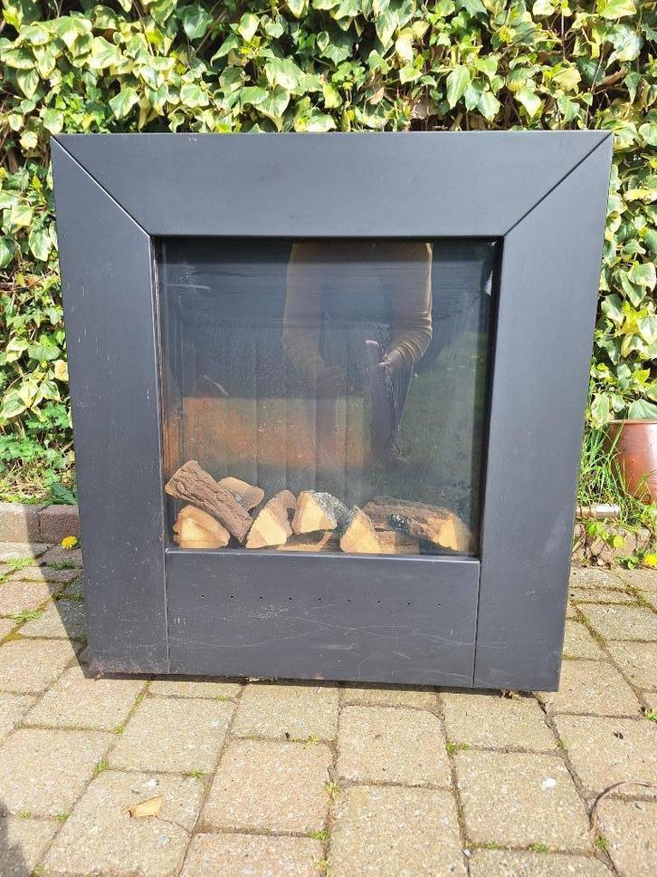 Moderne Gashaard ZEN Hotbox Basic S, Huis en Inrichting, Haarden, Gebruikt, Gashaard, Ophalen