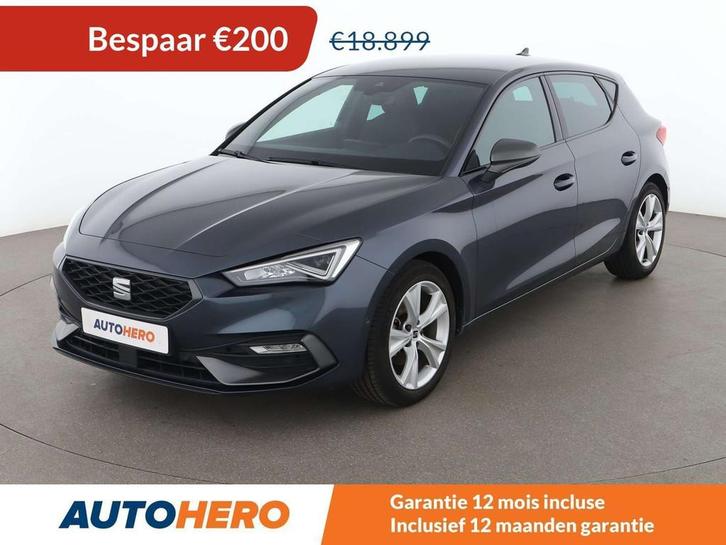 SEAT Leon 1.0 TSI FR (bj 2020), Auto's, Seat, Te koop, Leon, ABS, Achteruitrijcamera, Adaptive Cruise Control, Airbags, Airconditioning