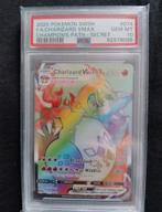 Pokemon Charizard vmax rainbow #74 psa 10, Nieuw, Ophalen of Verzenden, Losse kaart