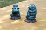 2X Frog geëmailleerd keramiek 1970 Vintage Ponds Design XL, Antiek en Kunst, Ophalen