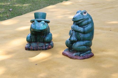 2X Frog geëmailleerd keramiek 1970 Vintage Ponds Design XL, Antiek en Kunst, Kunst | Designobjecten, Ophalen