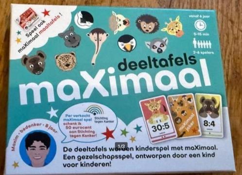 Maximaal educatief bordspel — Deeltafels, Hobby en Vrije tijd, Gezelschapsspellen | Kaartspellen, Nieuw, Ophalen of Verzenden